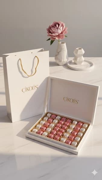 Fındık Dolgulu Sargılı Çikolata